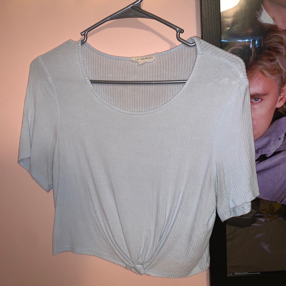 Soft Blue Pacsun top